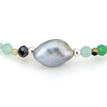 Load image into Gallery viewer, READY TO SHIP Fiji Keshi Pearl &amp; Glass Bead Stretch Bracelet - FJD$
