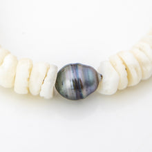 Load image into Gallery viewer, READY TO SHIP Fiji Saltwater Pearl &amp; Shell Money Bracelet - 925 Sterling Silver FJD$
