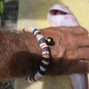READY TO SHIP Fiji Saltwater Pearl & Shell Money Stretch Bracelet FJD$