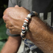 Load image into Gallery viewer, READY TO SHIP Fiji Saltwater Pearl &amp; Shell Money Stretch Bracelet FJD$
