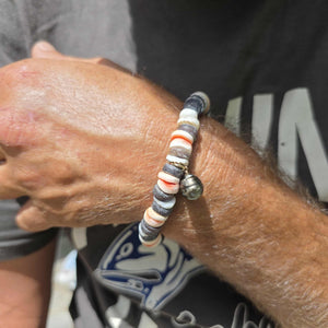 READY TO SHIP Fiji Saltwater Pearl & Shell Money Stretch Bracelet FJD$