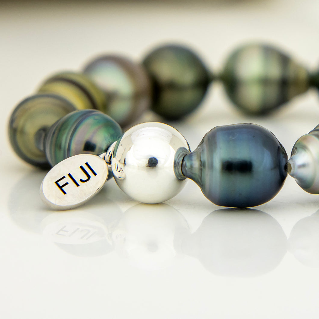 READY TO SHIP Unisex Civa Fiji Pearl Stretch Bracelet - FJD$