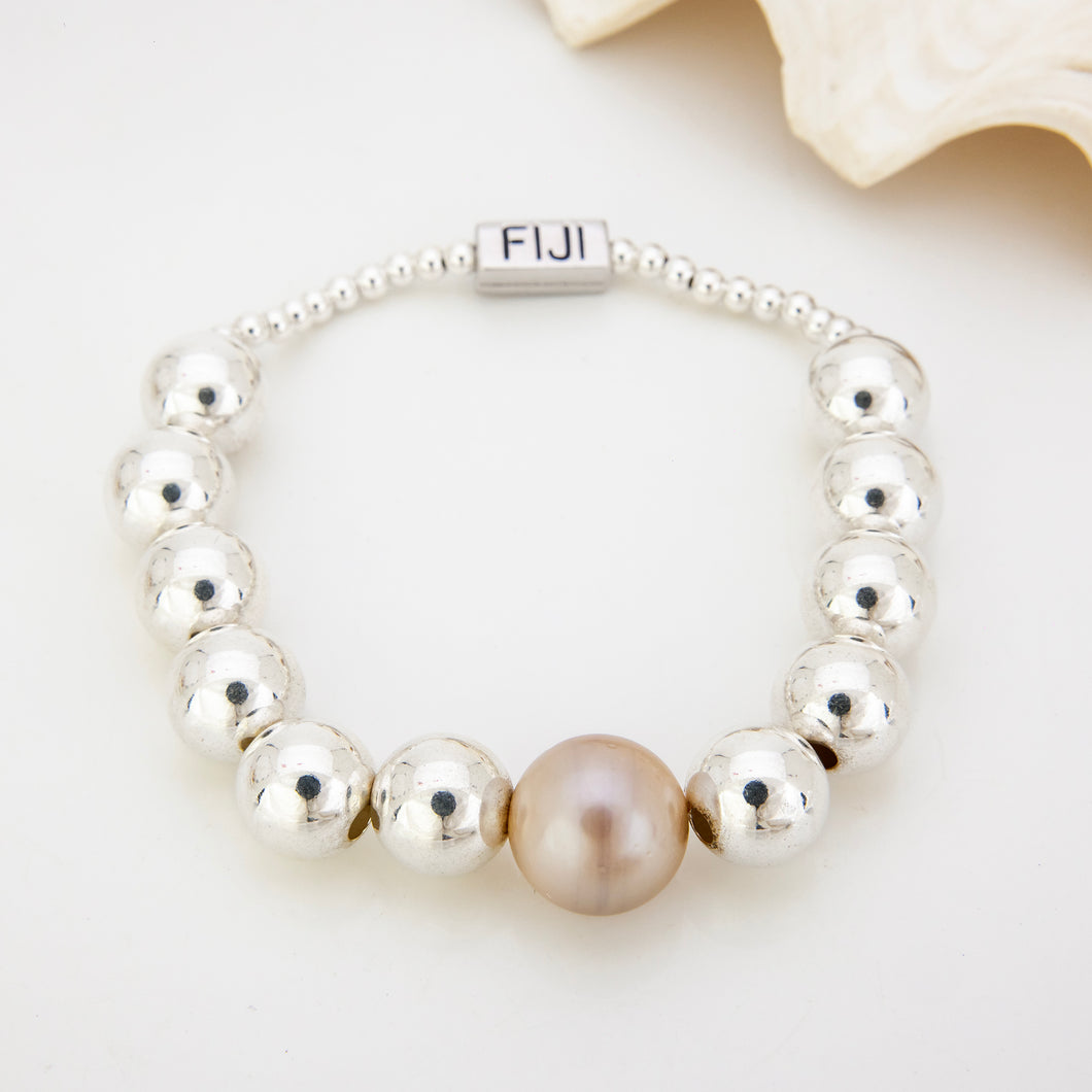 READY TO SHIP Unisex Civa Fiji Pearl Stretch Bracelet - FJD$