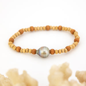 READY TO SHIP Unisex Civa Fiji Pearl Stretch Bracelet - FJD$
