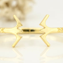 Load image into Gallery viewer, READY TO SHIP Frigate Bird Cuff Bracelet - 14k Gold over Brass FJD$
