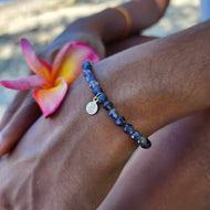 READY TO SHIP Fiji Charm & Bead Bracelet - 14k Gold Fill FJD$