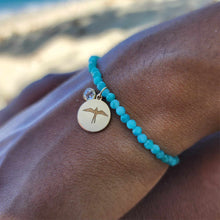 Load image into Gallery viewer, READY TO SHIP Frigate Bird Charm &amp; Bead Bracelet - 14k Gold Fill FJD$
