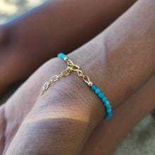 Load image into Gallery viewer, READY TO SHIP Frigate Bird Charm &amp; Bead Bracelet - 14k Gold Fill FJD$
