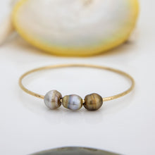 Load image into Gallery viewer, READY TO SHIP Civa Fiji Saltwater Pearl Bangle - 14k Gold Fill FJD$
