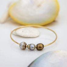 Load image into Gallery viewer, READY TO SHIP Civa Fiji Saltwater Pearl Bangle - 14k Gold Fill FJD$
