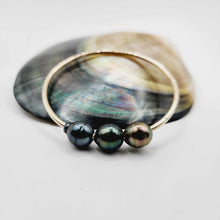 Load image into Gallery viewer, READY TO SHIP Civa Fiji Saltwater Pearl Bangle - 14k Gold Fill FJD$
