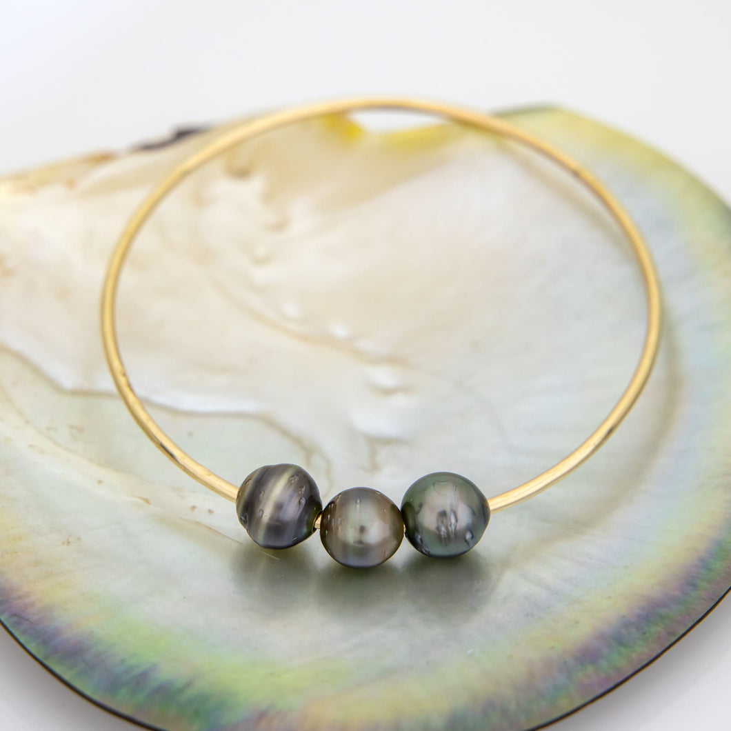 WHOLESALE Civa Fiji Saltwater Pearl Bangle - 14k Gold Fill FJD$
