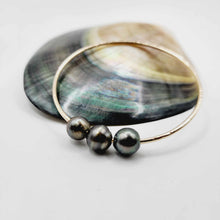 Load image into Gallery viewer, READY TO SHIP Civa Fiji Saltwater Pearl Bangle - 14k Gold Fill FJD$
