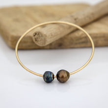 Load image into Gallery viewer, READY TO SHIP Civa Fiji Saltwater Pearl Bangle - 14k Gold Fill FJD$
