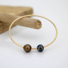 Load image into Gallery viewer, READY TO SHIP Civa Fiji Saltwater Pearl Bangle - 14k Gold Fill FJD$
