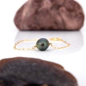 READY TO SHIP Saltwater Pearl Bracelet in 14k Gold Fill - FJD$
