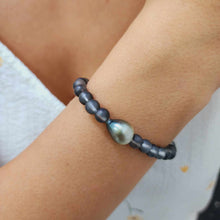Load image into Gallery viewer, READY TO SHIP Bead Saltwater Pearl Bracelet in 925 Sterling Silver - FJD$
