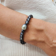 Load image into Gallery viewer, READY TO SHIP Bead Saltwater Pearl Bracelet in 925 Sterling Silver - FJD$
