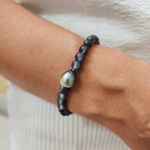 Load image into Gallery viewer, READY TO SHIP Bead Saltwater Pearl Bracelet in 925 Sterling Silver - FJD$

