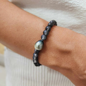 READY TO SHIP Bead Saltwater Pearl Bracelet in 925 Sterling Silver - FJD$