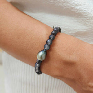 READY TO SHIP Bead Saltwater Pearl Bracelet in 925 Sterling Silver - FJD$
