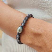 Load image into Gallery viewer, READY TO SHIP Bead Saltwater Pearl Bracelet in 925 Sterling Silver - FJD$

