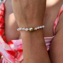 Load image into Gallery viewer, READY TO SHIP Civa Fiji Saltwater Pearl &amp; Shell Bracelet - 14k Gold Fill FJD$
