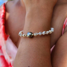 Load image into Gallery viewer, READY TO SHIP Civa Fiji Saltwater Pearl &amp; Shell Bracelet - 14k Gold Fill FJD$
