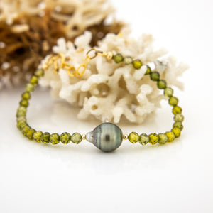 CONTACT US TO RECREATE THIS SOLD OUT STYLE Saltwater Pearl Bracelet in 14k Gold Fill - FJD$