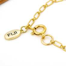 Load image into Gallery viewer, READY TO SHIP Textured Paperclip Bracelet - 14k Gold Fill FJD$
