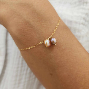 READY TO SHIP Freshwater Pearl Bracelet in 14k Gold Fill - FJD$