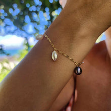 Load image into Gallery viewer, READY TO SHIP Freshwater Pearl Bracelet - 14k Gold Fill FJD$
