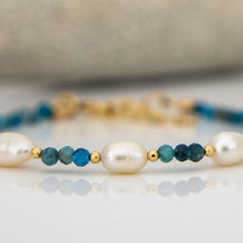Load image into Gallery viewer, READY TO SHIP Freshwater Pearl &amp; Bead Bracelet - 14k Gold Fill FJD$

