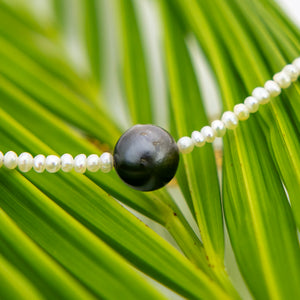 READY TO SHIP Freshwater Pearl Bracelet with Civa Fiji Pearl - 14k Gold Fill FJD$