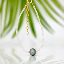 Load image into Gallery viewer, READY TO SHIP Freshwater Pearl Bracelet with Civa Fiji Pearl - 14k Gold Fill FJD$
