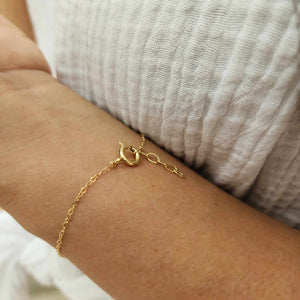 READY TO SHIP  Glass Bead & Freshwater Pearl Bracelet - 14k Gold Fill FJD$