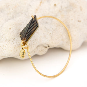 READY TO SHIP Mother of Pearl Shell Bracelet - 14k Gold Fill FJD$
