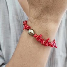 Load image into Gallery viewer, READY TO SHIP Civa Fiji Pearl Red Coral Bracelet - FJD$
