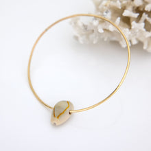 Load image into Gallery viewer, READY TO SHIP Fiji Shell Bangle - 14k Gold Fill FJD$
