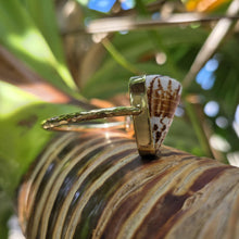 Load image into Gallery viewer, READY TO SHIP Civa Fiji Saltwater Bezel Set Pearl &amp; Shell Cuff - 14k Gold Fill FJD$
