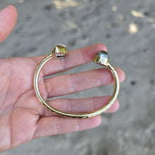 Load image into Gallery viewer, READY TO SHIP Civa Fiji Saltwater Bezel Set Pearl &amp; Shell Cuff - 14k Gold Fill FJD$
