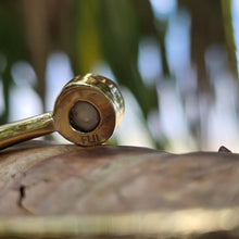 Load image into Gallery viewer, READY TO SHIP Civa Fiji Saltwater Bezel Set Pearl &amp; Shell Cuff - 14k Gold Fill FJD$
