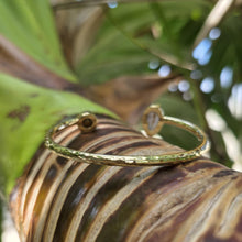 Load image into Gallery viewer, READY TO SHIP Civa Fiji Saltwater Bezel Set Pearl &amp; Shell Cuff - 14k Gold Fill FJD$
