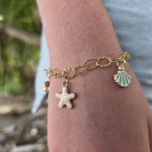 Load image into Gallery viewer, READY TO SHIP Tropical Charm Bracelet  - Gold Plated FJD$
