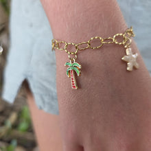 Load image into Gallery viewer, READY TO SHIP Tropical Charm Bracelet  - Gold Plated FJD$
