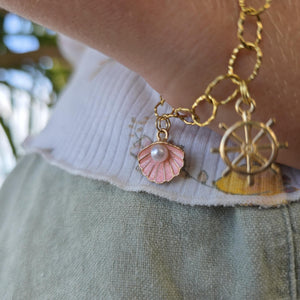 READY TO SHIP Tropical Charm Bracelet  - Gold Plated FJD$