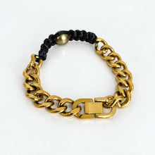 Load image into Gallery viewer, Men's Civa Fiji Pearl Bracelet - Gold Plated Stainless Steel FJD$
