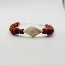 Load image into Gallery viewer, READY TO SHIP Mother of Pearl &amp; Wooden Bead Bracelet - FJD$
