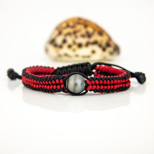 READY TO SHIP Unisex Woven Civa Fiji Pearl Bracelet - FJD$