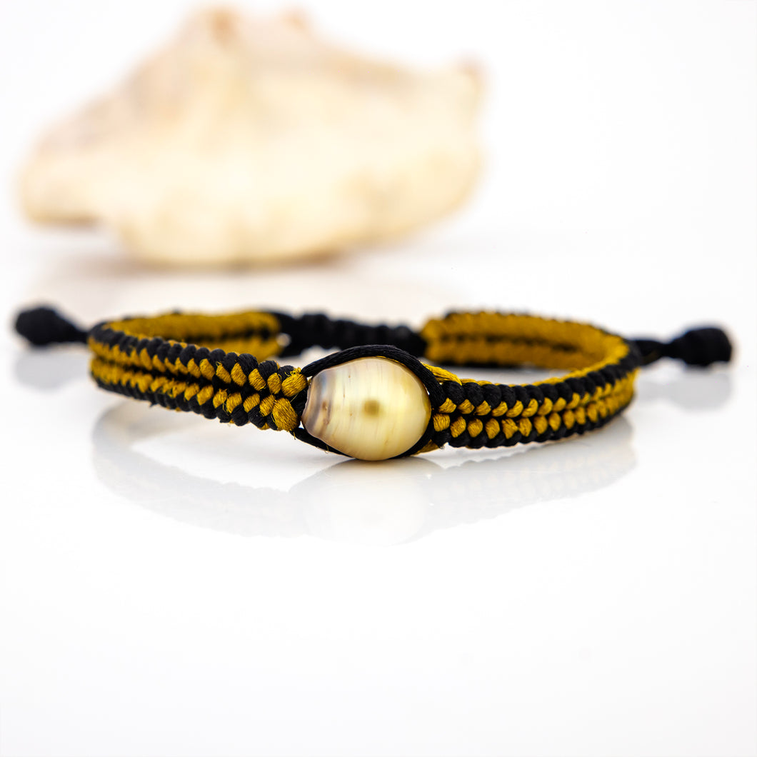 READY TO SHIP Unisex Woven Civa Fiji Pearl Bracelet - FJD$